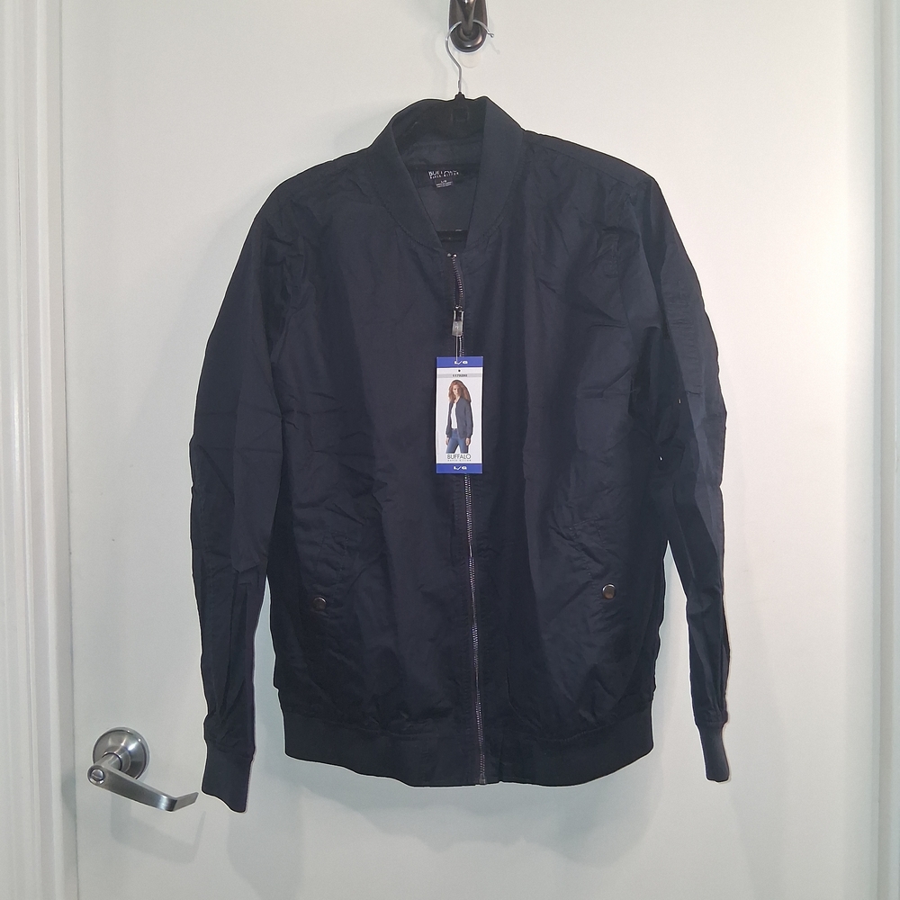 Buffalo David Bitton Black Bomber Jacket